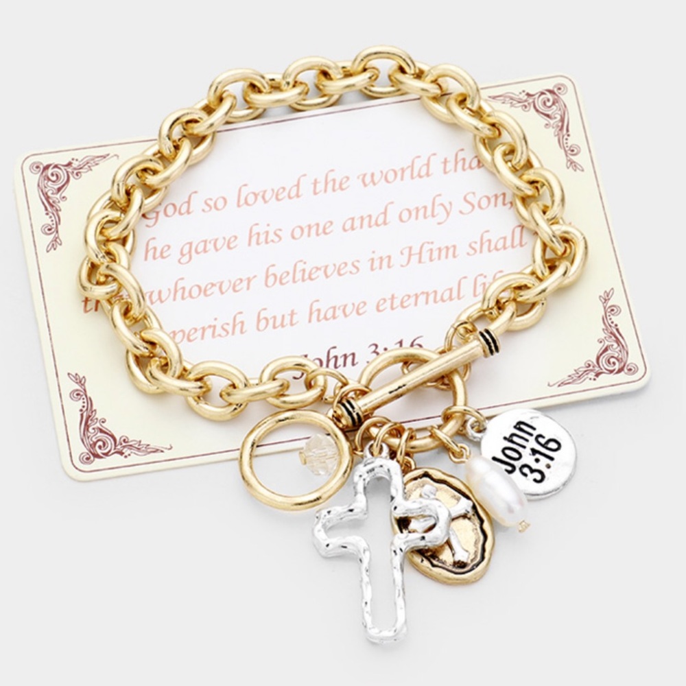 John 3:16 charm bracelet